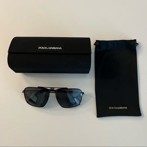 Dolce&Gabbana Black Sunglasses (Pilot/Aviator)